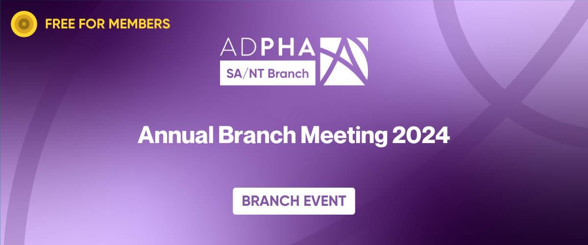 AdPha SA/NT | Annual Branch Meeting